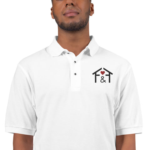 F&F "Home" Men's Classic Embroidered Polo Light